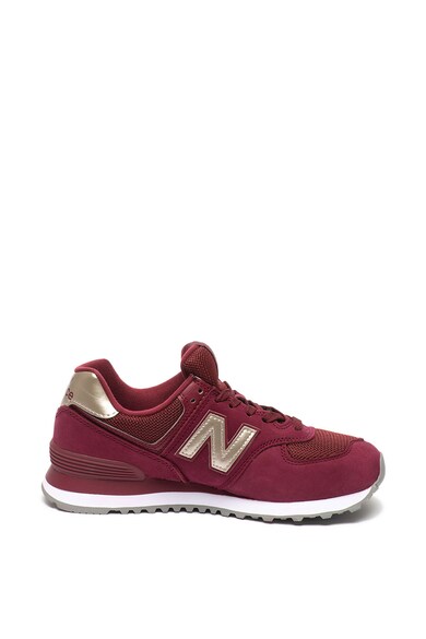 New Balance Pantofi sport cu insertii din material textil 574 Femei