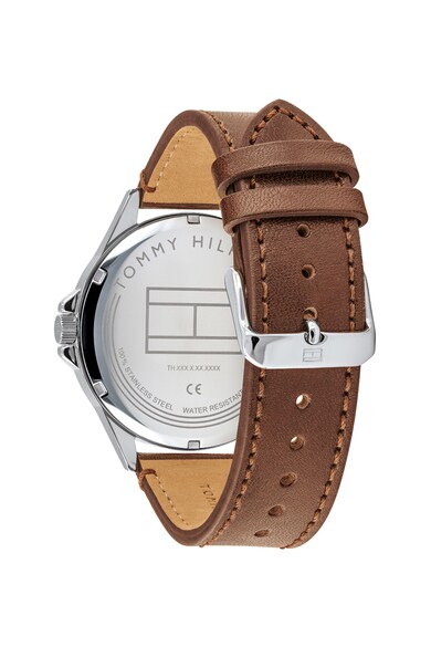 Tommy Hilfiger Ceas analog cu o curea de piele Barbati