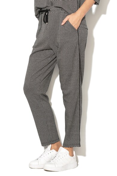 Marella Pantaloni din tricot fin cu model geometric Milord Femei