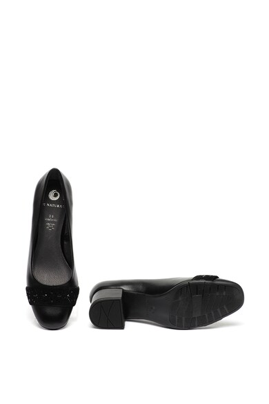 Jana Shoes Pantofi de piele, cu garnitura de piele intoarsa Femei