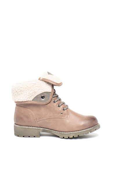 Jana Shoes Bocanci din piele ecologica cu captuseala din blana shearling sintetica Femei