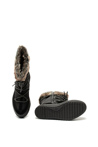 Jana Shoes Cizme medii de iarna cu garnituri de blana sintetica Femei