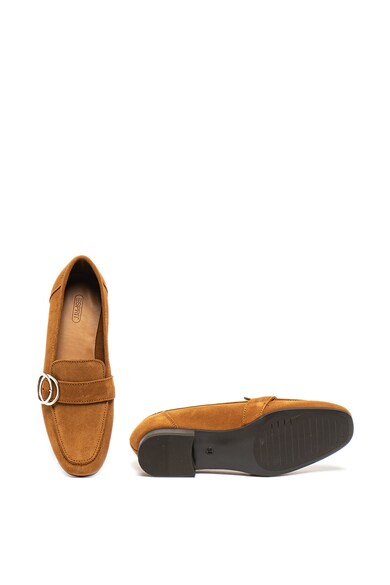 Esprit Pantofi loafer de piele intoarsa cu catarama metalica Femei