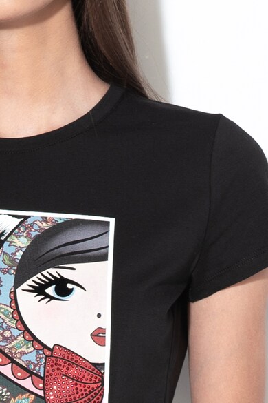 Liu Jo Mintás póló logóval női