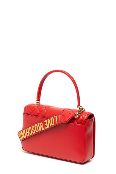 Love Moschino Чанта от еко кожа с метално лого Жени