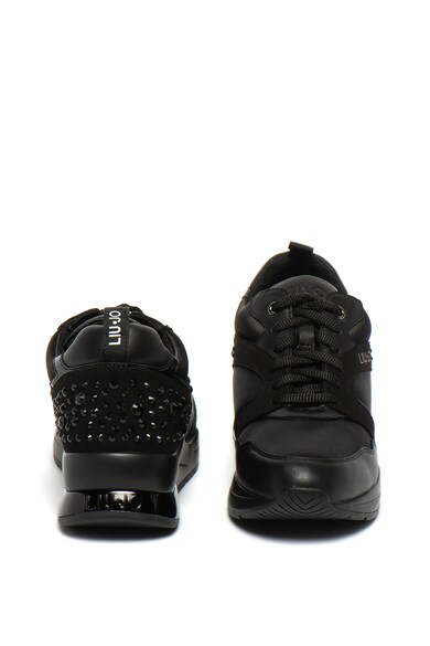 Liu Jo Karlie szatén sneaker strasszkövekkel és bőr részletekkel női