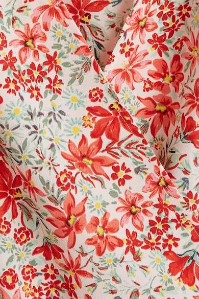 Mango Флорална блуза Coral със застъпен дизайн Жени