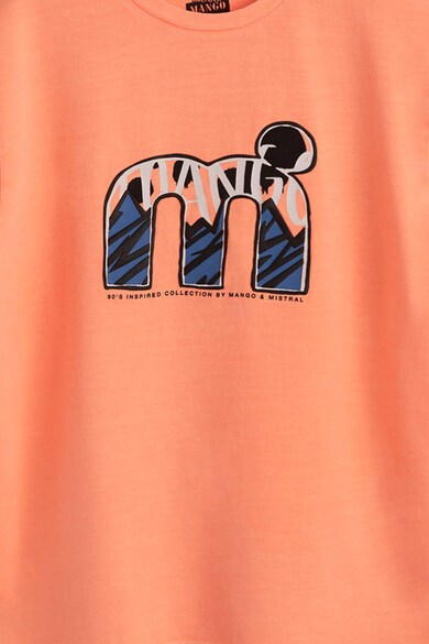 Mango Тениска Techtral с фигурална щампа Момчета