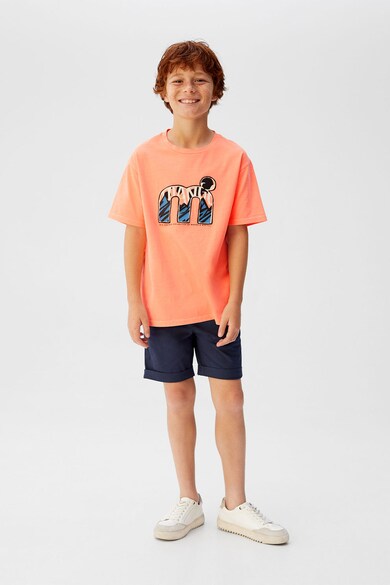 Mango Тениска Techtral с фигурална щампа Момчета