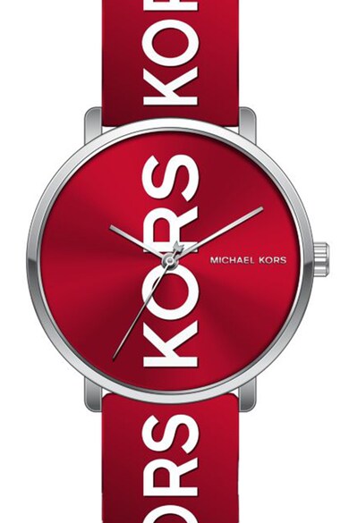 Michael Kors Часовник с лого и силиконова каишка Жени