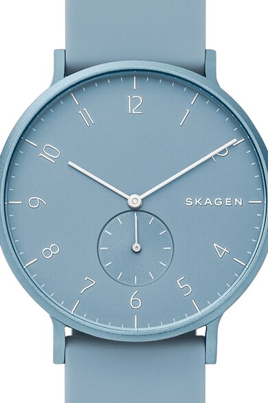 Skagen Ceas unisex cu o curea de silicon Aaren Femei