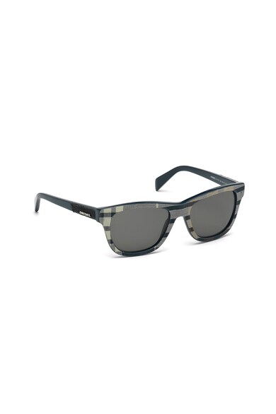 Diesel Ochelari de soare unisex cu detalii tartan Femei