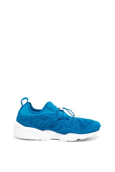 Puma Pantofi sport slip-on de piele intoarsa si material textil Blaze Of Glory Soft Barbati