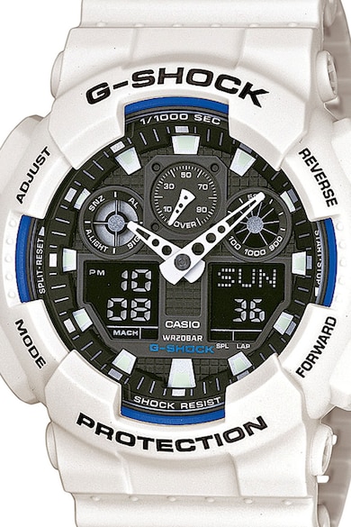 Casio Удароустойчив часовник с хронометър Мъже