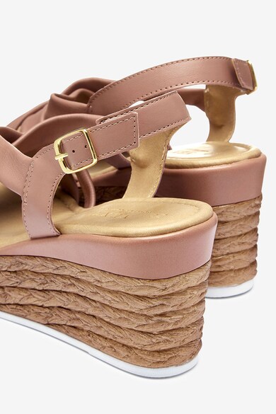 NEXT Sandale wedge tip espadrile de piele Femei