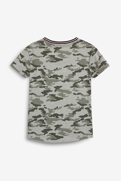 NEXT Tricou cu imprimeu camuflaj si paiete Fete