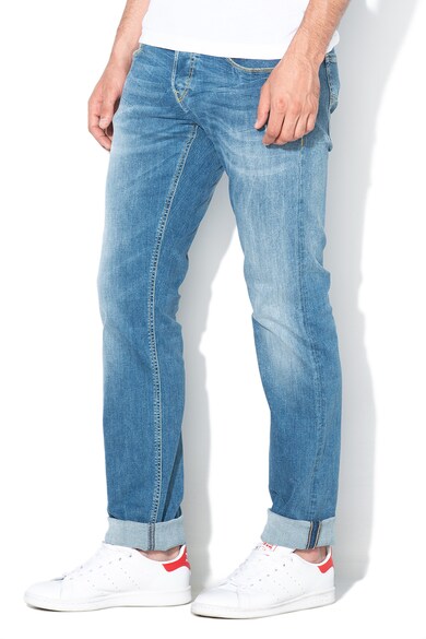 GUESS JEANS Vermont egyenes szárú slim fit farmernadrág férfi