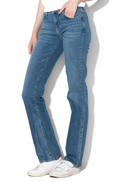 GUESS JEANS Blugi cu croiala dreapta si aspect decolorat Femei