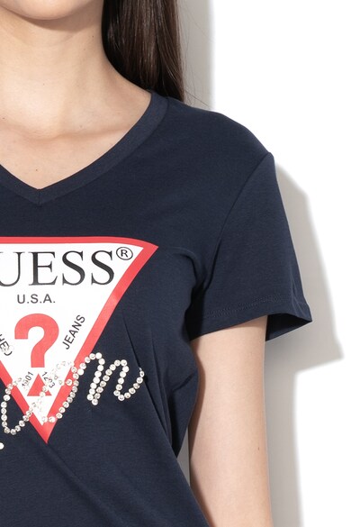 GUESS JEANS Logómintás póló női