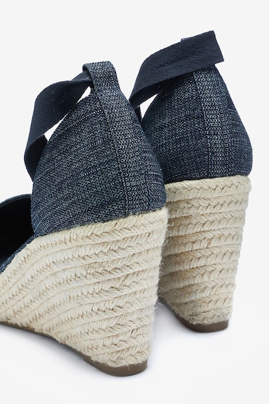 NEXT Pantofi tip espadrile wedge, cu aspect de denim Femei