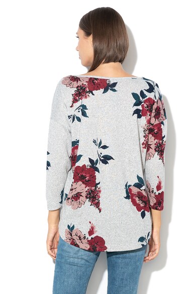 Only Bluza cu imprimeu floral si decolteu barcuta Femei