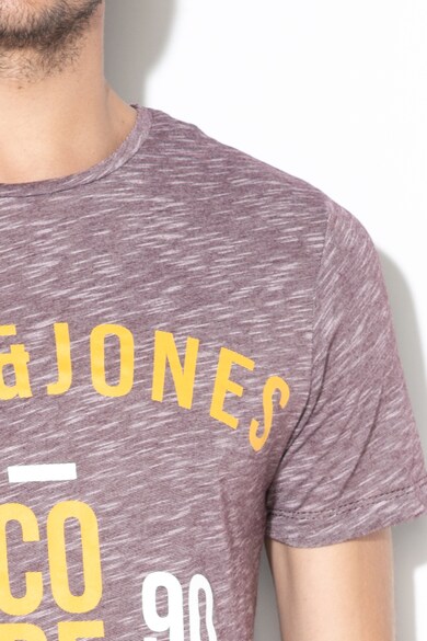 Jack & Jones Tricou regular fit cu imprimeu logo Ethan Barbati