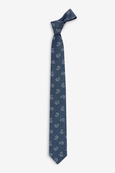 NEXT Paisley mintás nyakkendő és díszzsebkendő szett férfi