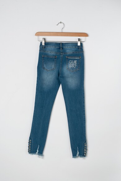 GUESS JEANS Skinny fit farmernadrág szaggatott részletekkel Lány