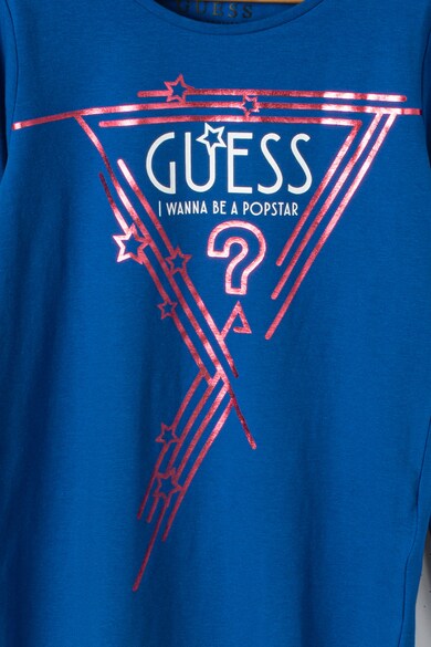 GUESS JEANS Блуза с десен на лога Момичета