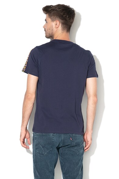 GUESS Tricou de casa, din bumbac, cu broderii cu motive traditionale Barbati