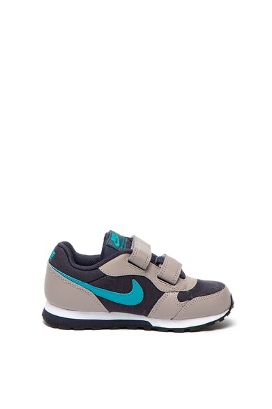 Nike Pantofi sport de piele si material textil, cu logo Runner 2 Fete