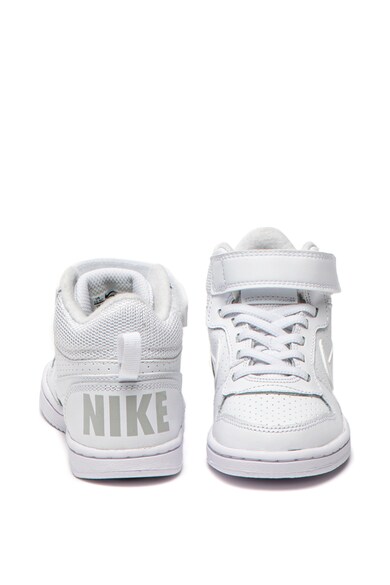 Nike Pantofi sport mid-high cu insertii de piele Court Borough Baieti