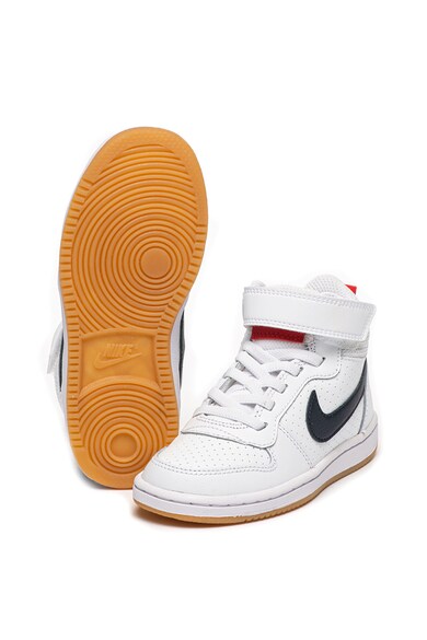 Nike Pantofi sport mid-high de piele Court Borough Baieti