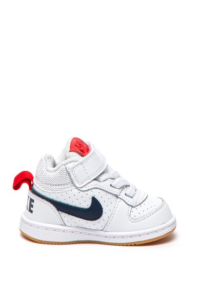 Nike Pantofi sport mid-high de piele, cu logo Court Borough Fete