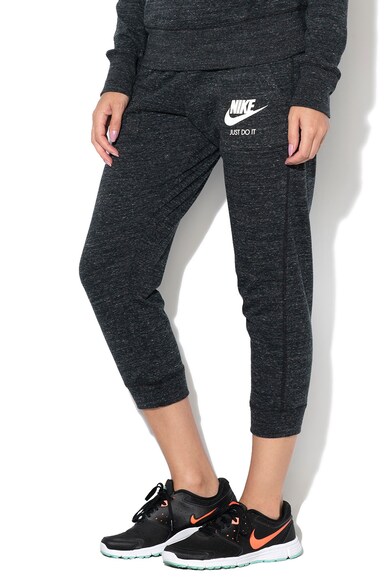 Nike Спортен панталон капри с връзка на талията Жени