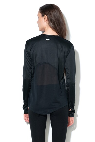 Nike Bluza cu insertii de plasa si Dri-Fit, pentru alergare Femei