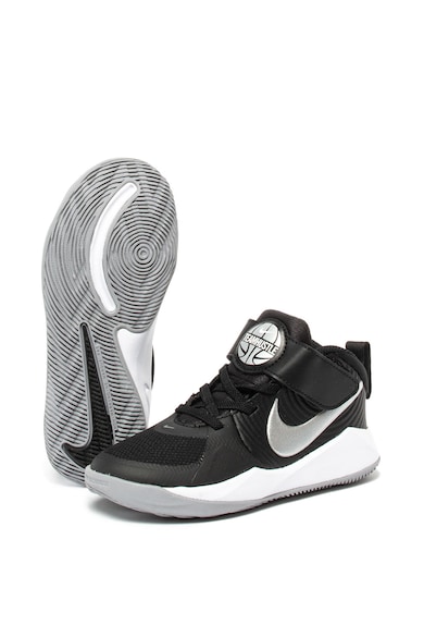 Nike Pantofi sport mid-high cu insertii de plasa Team Hustle Fete