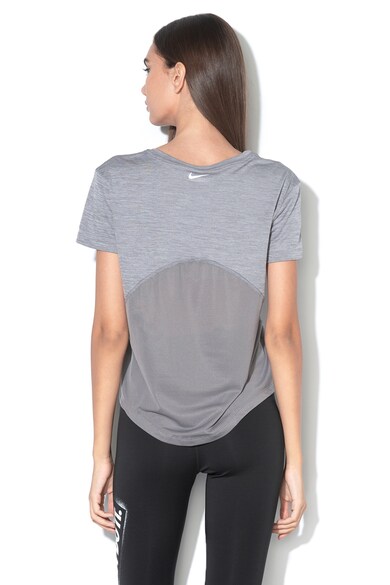 Nike Tricou cu insertie de plasa si Dri-Fit, pentru alergare Miller Femei