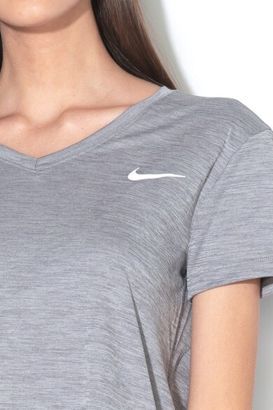 Nike Tricou cu insertie de plasa si Dri-Fit, pentru alergare Miller Femei