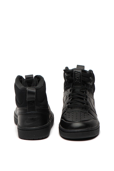 Nike Pantofi sport mid-high de piele, Court Borough Mid 2, Negru Fete