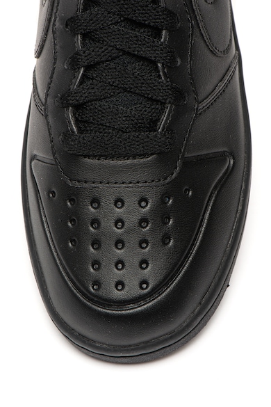 Nike Pantofi sport mid-high de piele, Court Borough Mid 2, Negru Fete