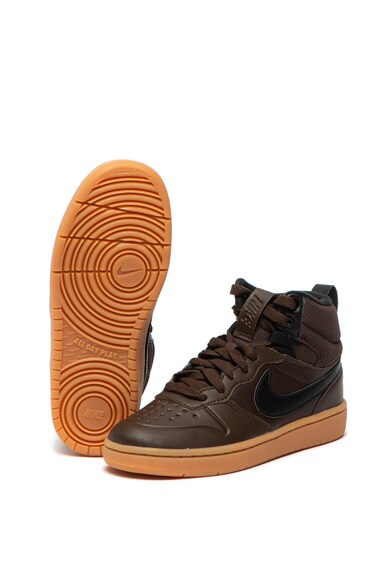 Nike Pantofi sport mid-high de piele Court Borough Mid 2 Fete