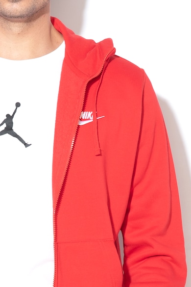 Nike Hanorac cu fermoar si buzunare oblice Sportswear Club Barbati