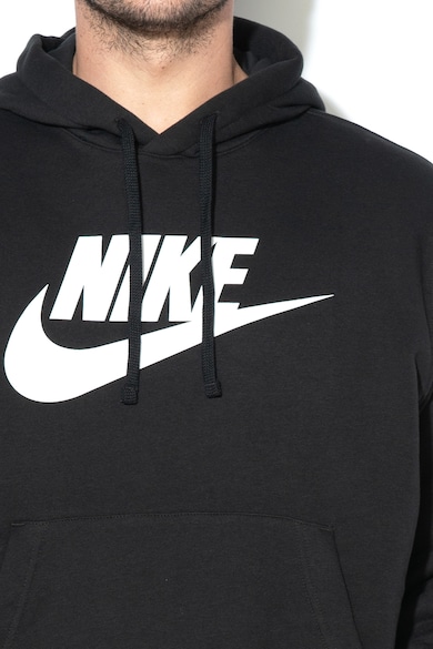 Nike Sportswear Club kapucnis pulóver kenguruzsebbel és logómintával férfi