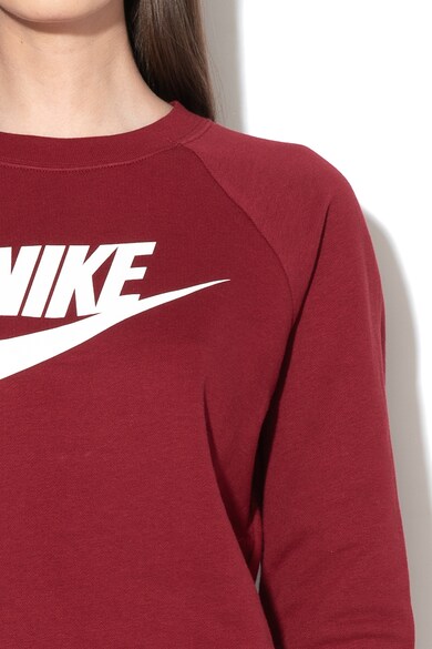 Nike Bluza sport cu decolteu la baza gatului si logo Femei