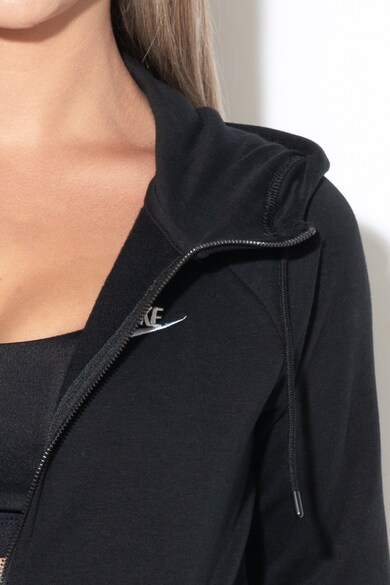 Nike Essential cipzáros pulóver kapucnival és raglánujjakkal női