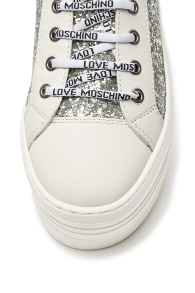 Love Moschino Flatform sneaker csillámos betétekkel női