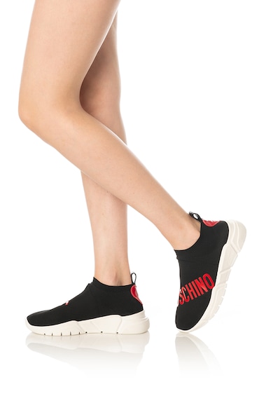 Love Moschino Magas szárú bebújós sneaker női