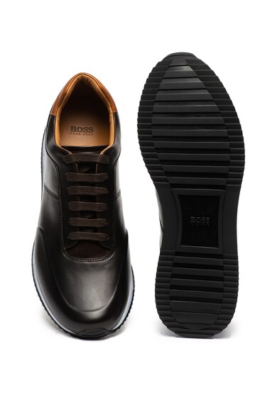 Boss Hugo Boss Pantofi sport de piele, cu detaliu contrastant Legacy Barbati