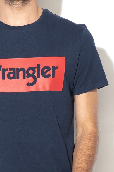 Wrangler Tricou din bumbac cu imprimeu logo Barbati